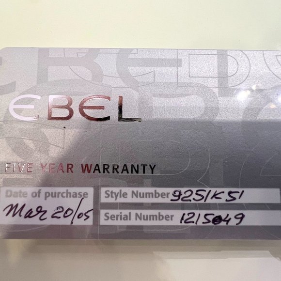 Ebel Sportwave Chronograph Swiss Made Men's Watch! - Picture 16 of 16